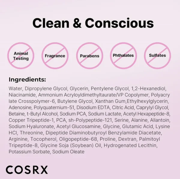COSRX 6X Peptide Toner 150mL For Skin